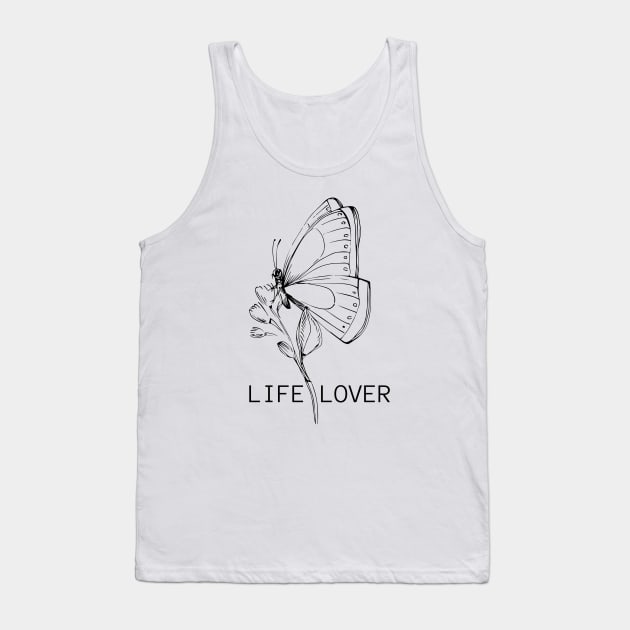 Life Lover - Butterfly Tank Top by ZenNature